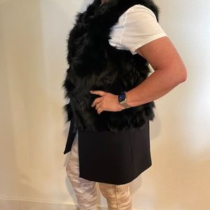 BCBG Fox fur vest. Never worn.